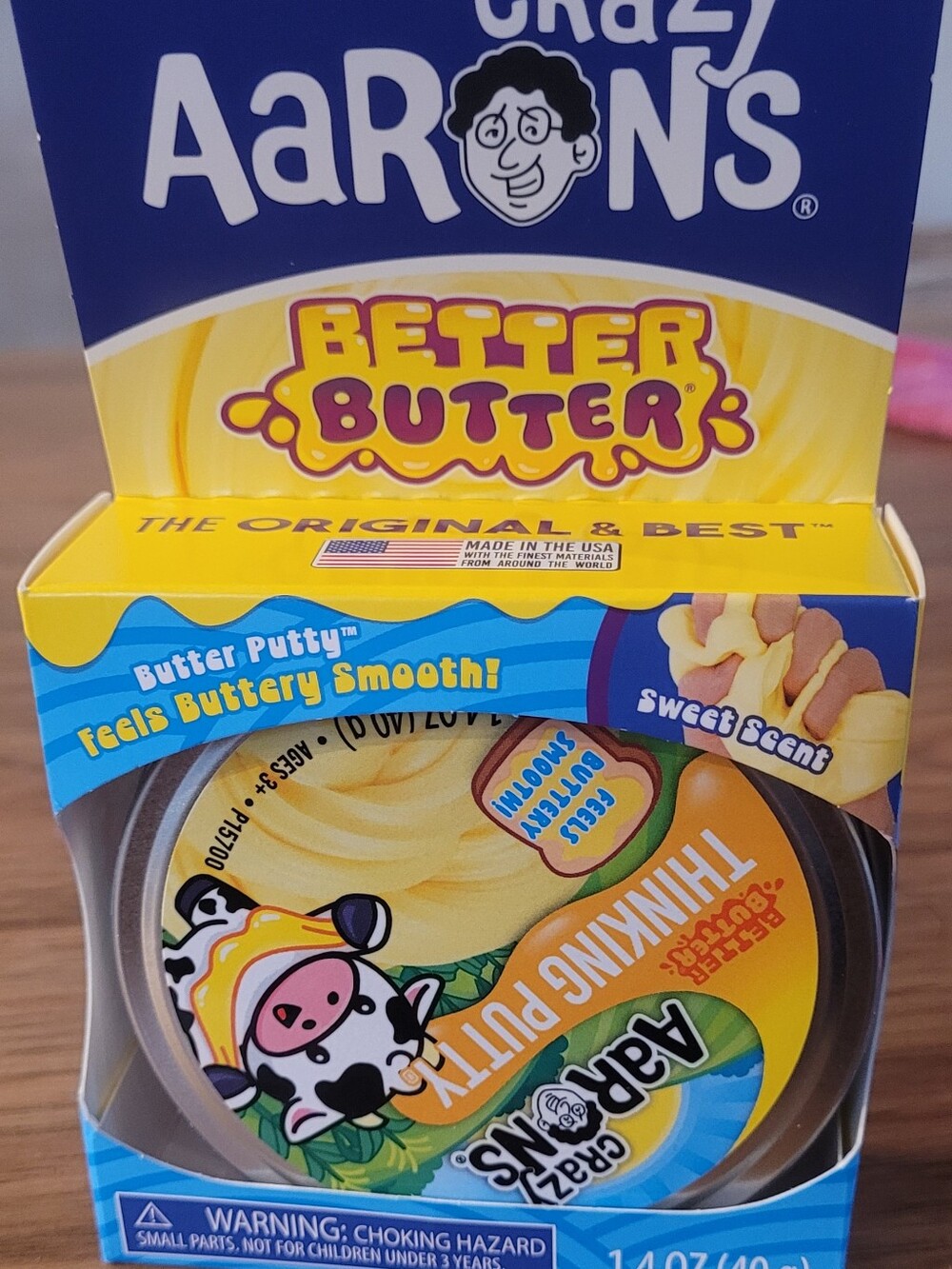 Better Butter Yellow Thinking Putty - Sweet Scent
